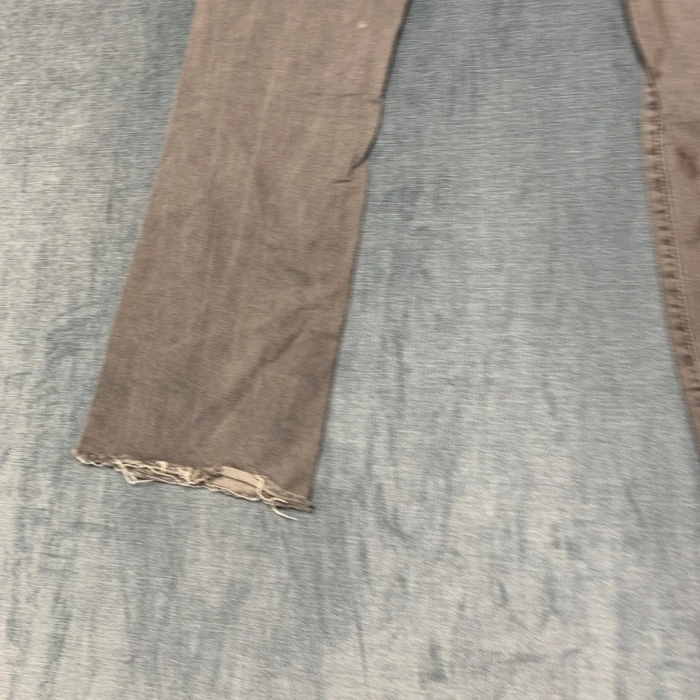 Vintage Levi's 545 Bootcut Jeans Womens 8M 32x29 Gray Cotton Low Rise Frayed Hem